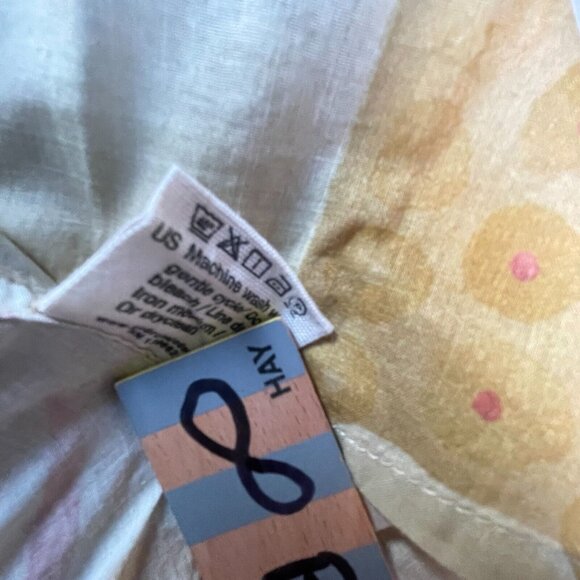 Gudrun Sjoden Women's "Chamomile" Apron Organic Cotton Tan L/XL New $74 - Picture 9 of 9